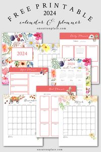 Use this 2023 free printable calendar & planner pages to organize your life! Features a beautiful floral design, portrait orientation, and many extras.