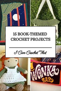 Book-Themed Crochet Projects Searching for book-themed crochet projects? Our collection offers creative patterns for book pouches, sleeves, and bookmarks. Save this pin to keep these must-try crochet projects at your fingertips!