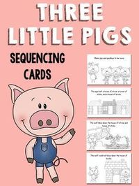 Three Little Pigs Sequencing Cards Printable by http://PreKinders.com