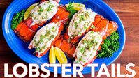 Broiled Lobster Tails + How To Butterfly Lobster Tails 🦞 - YouTube