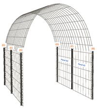 Cattle Panel Arched Trellis: DIY Build Guide – diytype