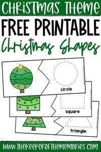 Free Printable Christmas Shapes - The Keeper of the Memories