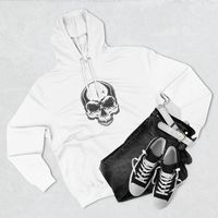 Three-panel Fleece Hoodie Skull Logo - Etsy Canada