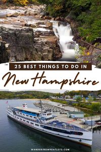 Are you planning a New Hampshire vacation? Discover the 25 best things to do in New Hampshire including top attractions in New Hampshire like Mount Washington. I what to do in New Hampshire I places to go in New Hampshire I USA travel I New Hampshire attractions I activities in New Hampshire I things to do in New England I hiking in New Hampshire I scenic drives in New Hampshire l day trips in New Hampshire I New Hampshire road trips I road trips in New Hampshire I #NewHampshire #USA #NewEngland