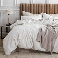 Amazon.com: Bedsure Cotton Duvet Cover Queen - 100% Cotton Waffle Weave Linen Color Duvet Cover, Soft and Breathable Duvet Cover Set for All Season (Queen, 90"x90") : Home & Kitchen