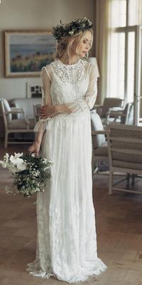 30 Cute Modest Wedding Dresses To Inspire | Wedding Forward