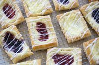 Easy Puff Pastry Cream Cheese and Berry Danishes - Our Best Bites