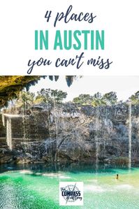 4 Places You Can't Miss in Austin & Texas Hill Country - Street Art, Murals, Thinkery, Hamilton Pool Preserve, Jacob's Well. If you want to visit this area of Texas - don't skip these places! #austin #texashillcountry #texas