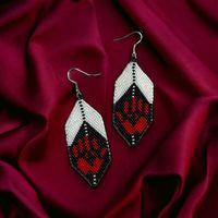 MMIW hand beaded earrings