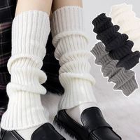 Y2K Women's Leg Warmers Japanese Lolita Long Socks Wool Knitted Foot Cover Arm Warmer Autumn Winter