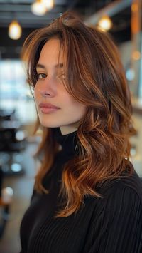 Get ready to turn heads with these stunning Auburn Highlights! Whether you're looking to add warmth to your brunette locks or enhance your red undertones, these trending hair color ideas have got you covered. Click the pin to discover more gorgeous hair inspiration and follow us for daily beauty tips. #AuburnHighlights #HairColorIdeas #TrendingHair #BeautyInspiration #HairGoals