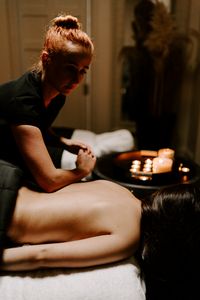 A results-driven massage in which your therapist will focus on specific areas with deeper pressure and techniques such as trigger point therapy for release. A remedy for stiff, tense, knotted & damaged muscles. Enhancements may also be included to optimise results such as orthopaedic cupping, dry needling, and TMJ.