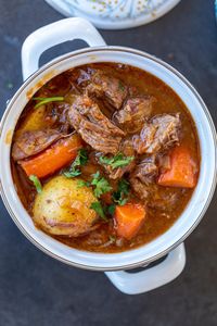 One-Pot Lamb Stew Recipe - Momsdish