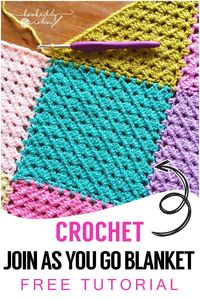 The Crochet C2C Granny Square JAYG Method [Free Video Tutorial & Written Pattern!] — Hooked by Robin