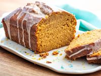 Earthy, spiced pumpkin bread paired with a rich and nutty salted brown butter glaze makes the perfect fall dessert.