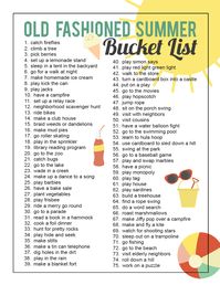 How to have an old fashioned summer: 75 electronics-free summer activities for kids #itsalwaysautumn #summerfun #summerbucketlist