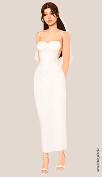 Aesthetic Sims 4 Wedding Dress CC (Lookbook + Links to Download) - Aesthetic Pixelz