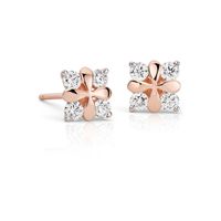 Blue Nile Blue Nile Studio Rose Petal Diamond Stud Earring ($850) ❤ liked on Polyvore