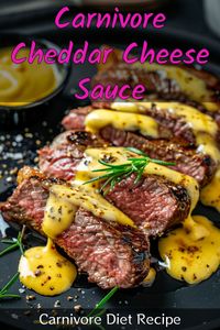 Try this easy Carnivore Cheddar Cheese Sauce recipe for a delicious, low-carb topping that's perfect for your favorite meat dishes. With just a few simple ingredients, you can create a smooth and creamy sauce that's packed with flavor. Perfect for keto too! #Carnivore #CarnivoreDiet #CarnivoreSauce #CarnivoreRecipes