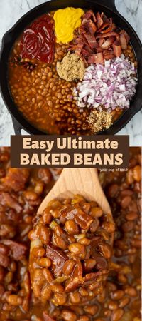 Easy Ultimate Baked Beans - Your Cup of Cake