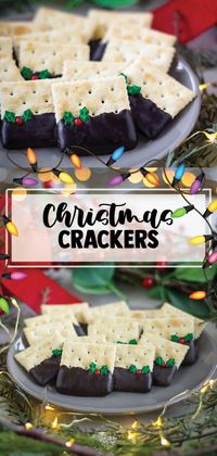 These tasty Christmas crackers are so easy to make with this recipe from Smart School House! If you love salty and sweet, these saltine crackers dipped in chocolate are the perfect holiday treat and the holly sprinkles make them look so cute! With only a few ingredients and simple steps, you can make these with the kids as a tasty gift for your neighbors, co-workers, and more. Enjoy with family and friends for the holidays!