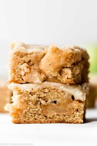 Brown Butter Apple Blondies