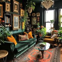 Sophisticated Dark Green Living Room Palettes for a Luxurious Feel • 333+ Images • [ArtFacade]