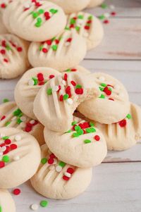 Simple to make, these delicious gluten-free whipped shortbread cookies take only 30 minutes and 6 ingredients! A holiday classic!