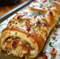 Chicken Bacon Ranch Stromboli – Naomi's Recipes