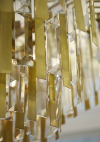 Luxury International Interior Architecture and Design project by Katharine Pooley. Luxury brass and glass chandelier detailing.