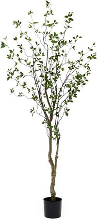 Amazon.com: Nearly Natural 8ft. Minimalist Citrus Artificial Tree : Home & Kitchen