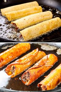 Beef Taquitos with Chipotle Sauce (Air Fried, Pan Fried or Baked)