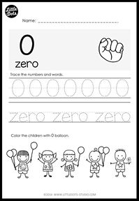 Kindergarten Numbers 0 to 20 Worksheets and Activities