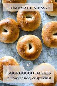 Homemade sourdough bagels? Absolutely! With just 10 minutes of prep, this easy, overnight recipe uses active sourdough starter for the ultimate soft & chewy NY-style bagel. Customize with zesty everything bagel spice, sesame seeds and more! Recipe adapted from my bestselling book: Artisan Sourdough Made Simple.