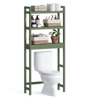 Optimized Bathroom Storage: For those who look to add extra storage to their bathrooms, this over-the-toilet storage shelf is a game changer. It makes the most of the space that would be otherwise wasted to offer oodles of storage while bringing a bathroom to life. This Over-Toilet Bathroom Organizer Has a Lot Going for It: Storage galore: 3 shelves give you plenty of storage for bathroom essentials. Bamboo structure: The over-the-toilet shelf made of natural bamboo is strong, solid, and durable