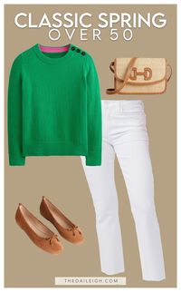 Casual spring 2024 outfits for women over 50