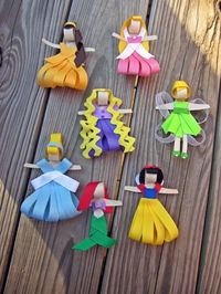 Ribbon princesses. These are ADORABLE. @Jess Pearl Pearl Pearl Pearl Pearl Pearl Pearl Pearl Pearl Liu Sebastian @DerekandJessica Wille