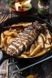 Pork Tenderloin with Apples and Onions