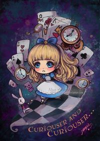 Alice in Wonderland Chibi by StarMasayume