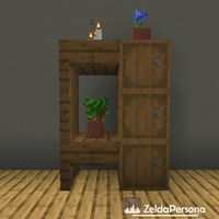 A shelf design which uses spruce wood, barrels and more, great for some decoration and storage. 👆 Tap on the picture for the short tutorial. #minecraft #minecraftdecoration #minecraftshelf #minecraftideas #minecraftdesign #minecraftbuildingideas #build #minecraftshelves #minecraftshelfdesign #minecraftaesthetic