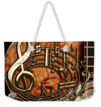 Music Weekender Tote Bag Art. By Marvin Blaine.