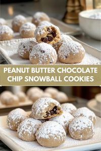 1/2 cup unsalted butter, room temperature 1 cup creamy peanut butter 1/4 cup granulated sugar 2 teaspoons vanilla extract 2 cups all-purpose flour, scooped and leveled 2 cups mini chocolate chips Powdered sugar (for rolling) Instructions:  Preheat the Oven: