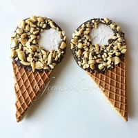 Ice cream cone cookies by Fernwood