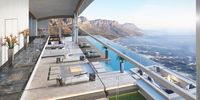 Luxury International Interior Architecture and Design project by Katharine Pooley. Beautiful views of table mountain and camps bay- Cape Town, South Africa