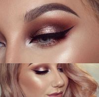 rustic shimmer look