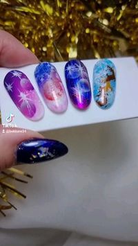 Airbrushing nail designs