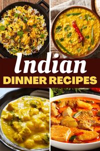 Looking for some easy Indian dinner recipes to bring some excitement to your table? From curry to butter chicken to tandoori, these dishes make for a tasty, exotic meal. #indianfood