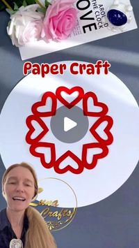 Thousands of Tips on Instagram: "Paper Craft Heart Shape
Cute and easy way to cut paper on heart shape circular partern.

Credits: @lunacrafts_ideasworld 
#papercraft #papercutting #diypapercraft #paperart #papercuttingart #papercutdesign #papercutartist #papercutsculpture #papercutsilhouette #papercutportrait #papercutlandscape #papercutwedding #papercutinvitation #papercutdecor #papercutwallart #papercutgift #papercutcard #papercutbook #papercutanimation #papercutworkshop #papercuttutorial #papercutinspiration #papercutlove"