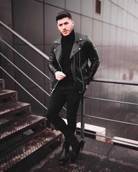 10 Cool Black On Black Outfit Ideas For MEN | Lad N Lady