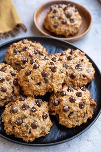 These Peanut Butter Protein Cookies include 15 grams of protein per cookie and are a magical combination of peanut butter, chocolate, and oatmeal. A lovely option for those looking to meet daily protein goals, these cookies are an excellent grab and go snack.  After sharing my 5-Ingredient Peanut Butter Oatmeal Chocolate Chip Cookies, many people ...